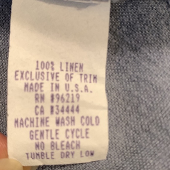 Willow 100% Linen Lagenlook Long Sleeve Layering Top - Picture 12 of 16